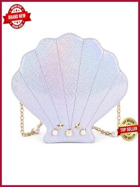 Novelty 3D Crab Crossbody Bag PU Faux Leather Detachable Shoulder Bag